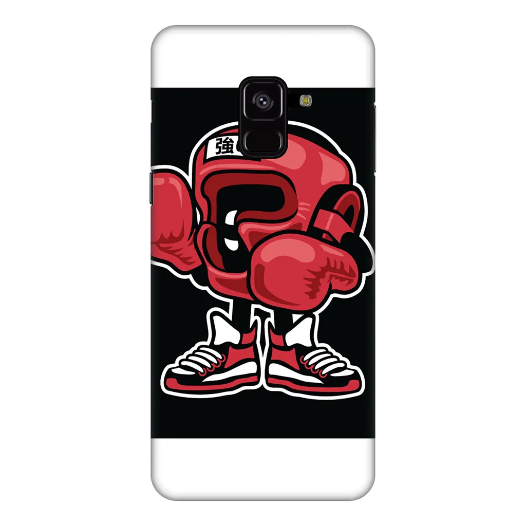 Cover Rigida Boxe Samsung A8 2018 Custodia Protettiva Sport