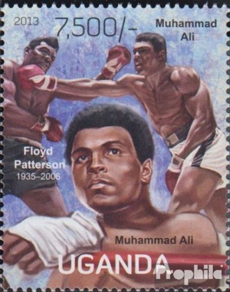 Briefmarken Uganda 2013 Mi 3069 (kompl.Ausg.) postfrisch Boxer