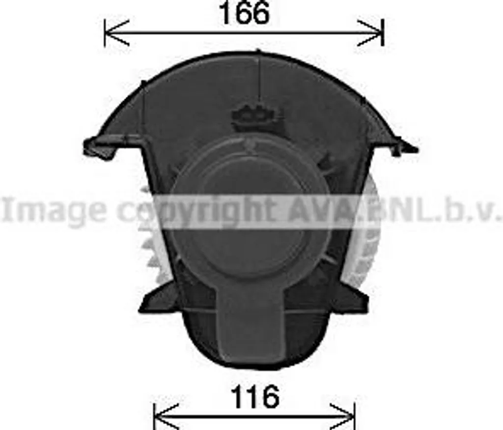 Moteur de Ventilateur AVA VN8409 OE 4L1820021 pour Q7 et Cayenne