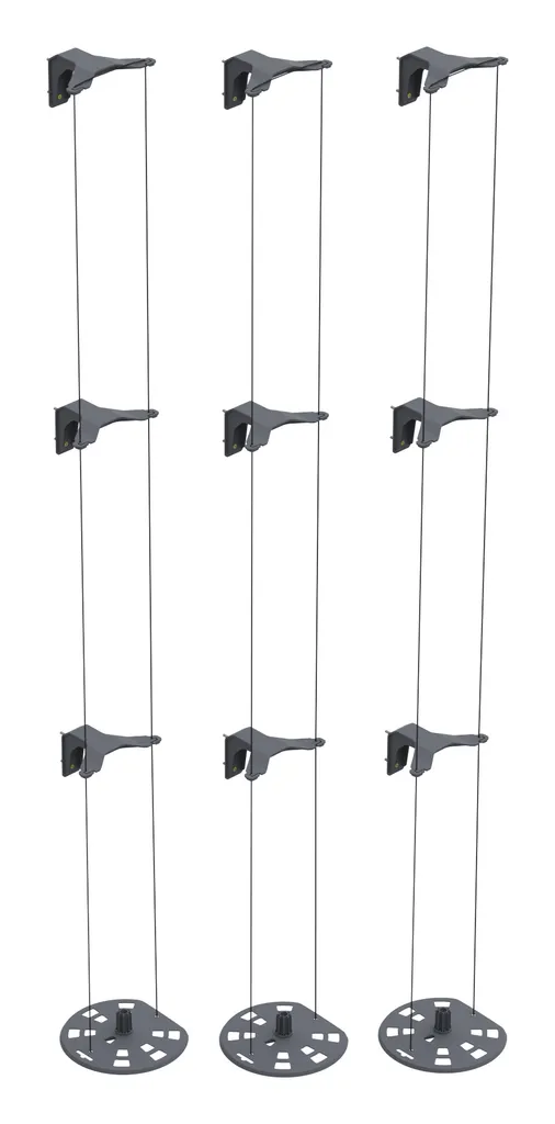 Supports pour plantes grimpantes et concombres - Lot de 3 Tuteurs