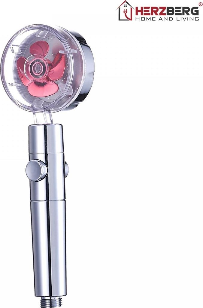 Herzberg Turbo Charger Duschkopf Pink