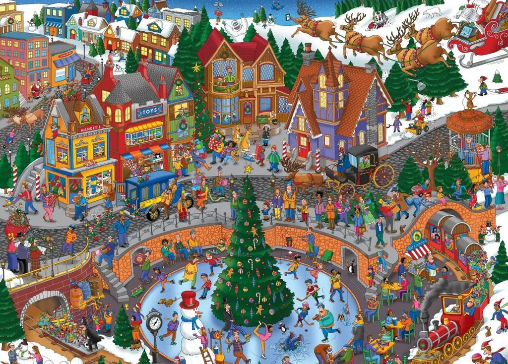 Puzzle Grafika Holiday Havoc 1500 pièces plastique de fête festif
