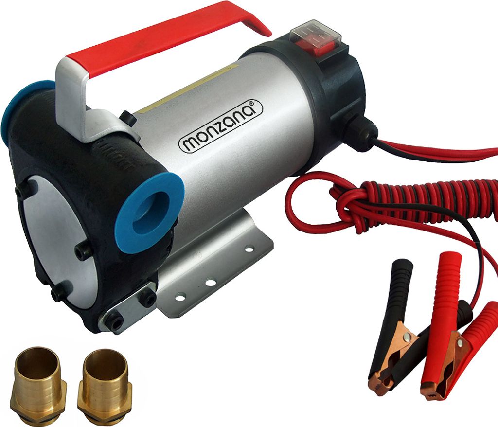 Monzana Dieselpumpe 40L/Min 12V 160W selbstansaugend inkl. Zubehör - Absaugpumpe Heizöl