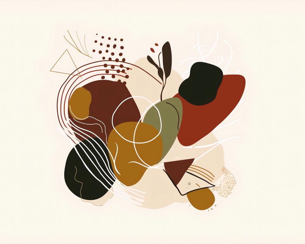 Plakat 50x40cm Organische Eruption