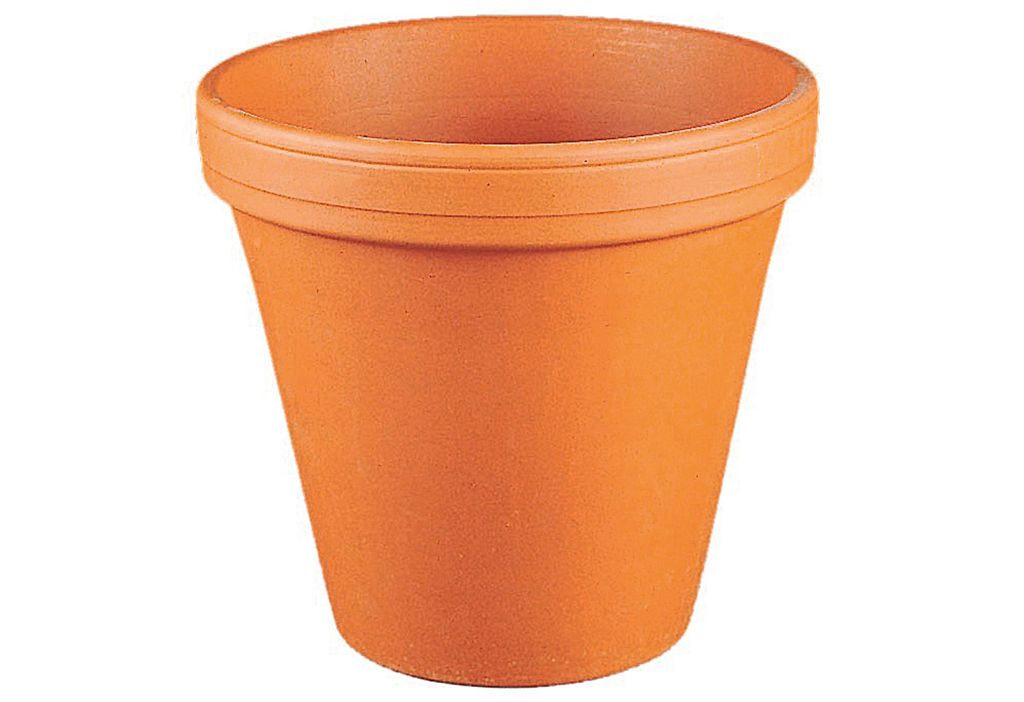 SPANG Blumentopf Ton Ø12cm konisch natur Produktbild 