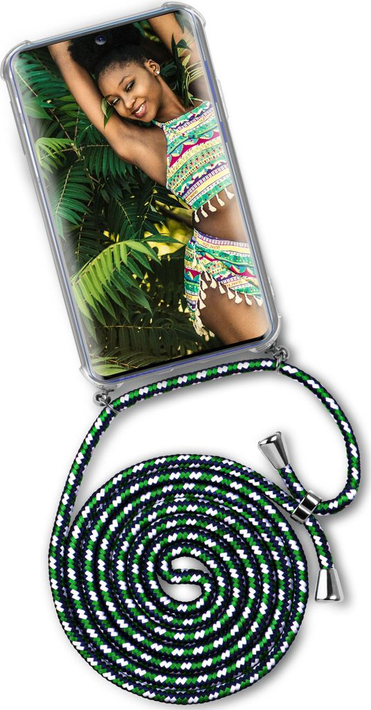 TWIST-Case + TWIST-Cord für Samsung Galaxy S20, Farbe:Mama Africa (Silber)