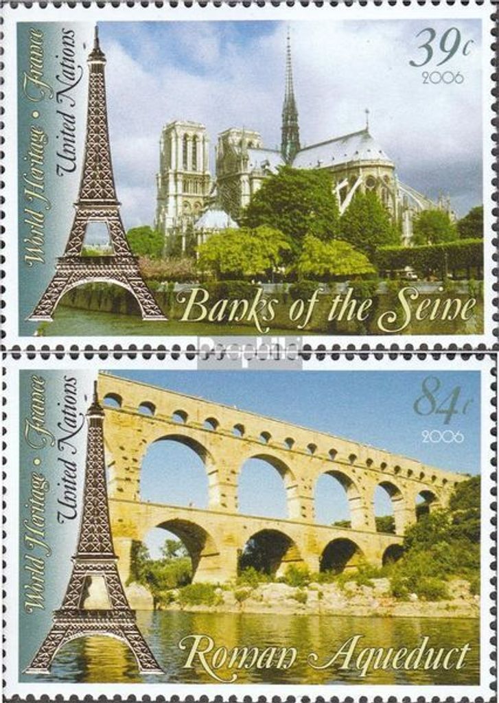 Briefmarken UNO - New York 2006 Mi 1022-1023 (kompl.Ausg.) postfrisch Frankreich
