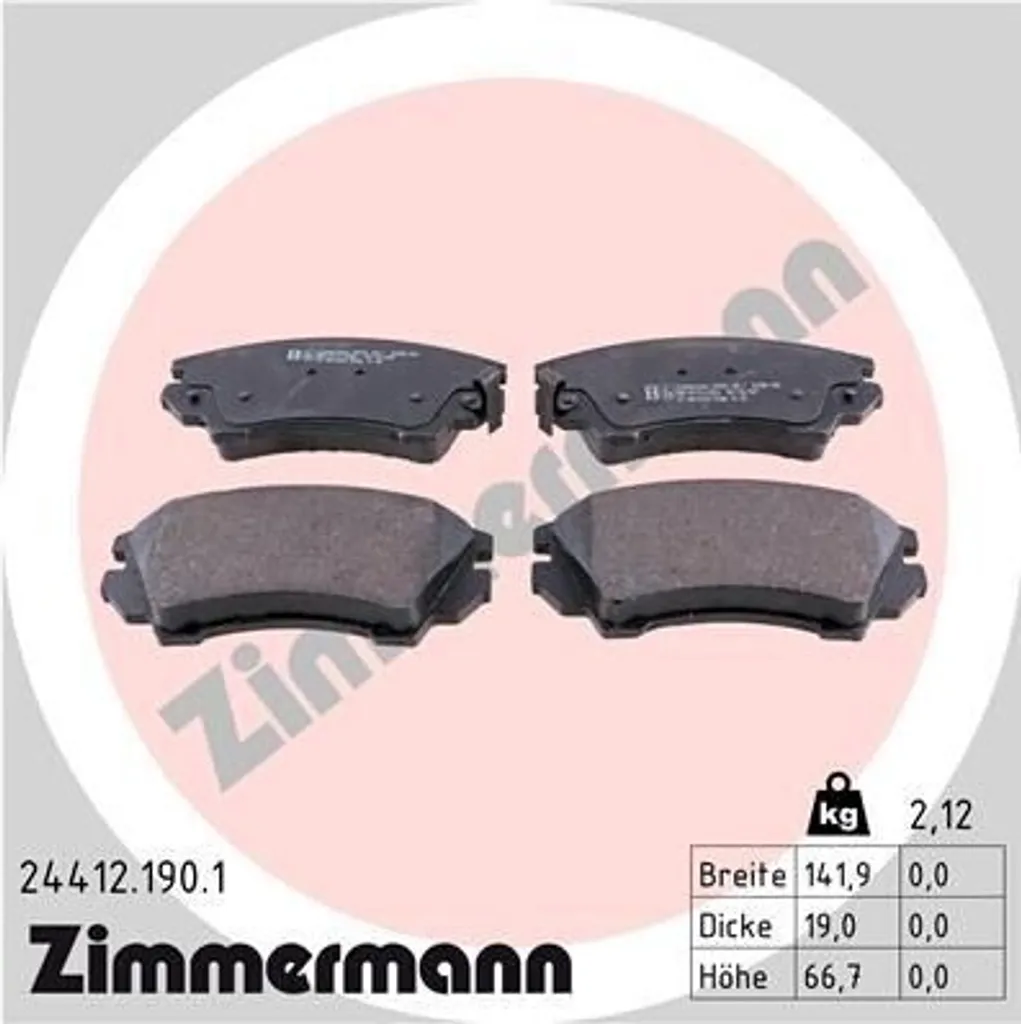 Plaquettes de Frein à Disque pour Zafira Tourer C et Chevrolet Malibu V300