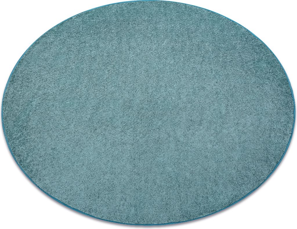 Teppich rund SANTA FE grün 24 eben, glatt, einfarbig Grün rund 100 cm