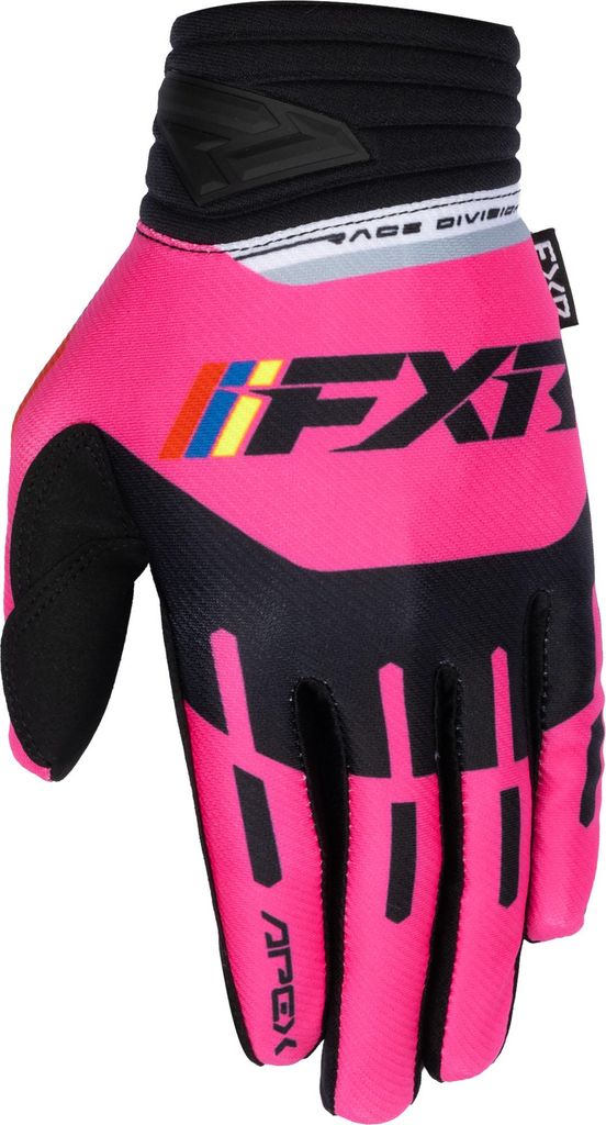 FXR Apex Motocross Handschuhe, pink/schwarz, S