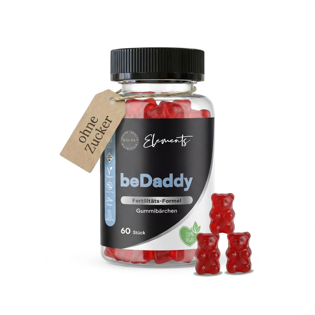 Asbirg beDaddy – Fertilitäts-Formel Gummibärchen für Männer Produktbild 