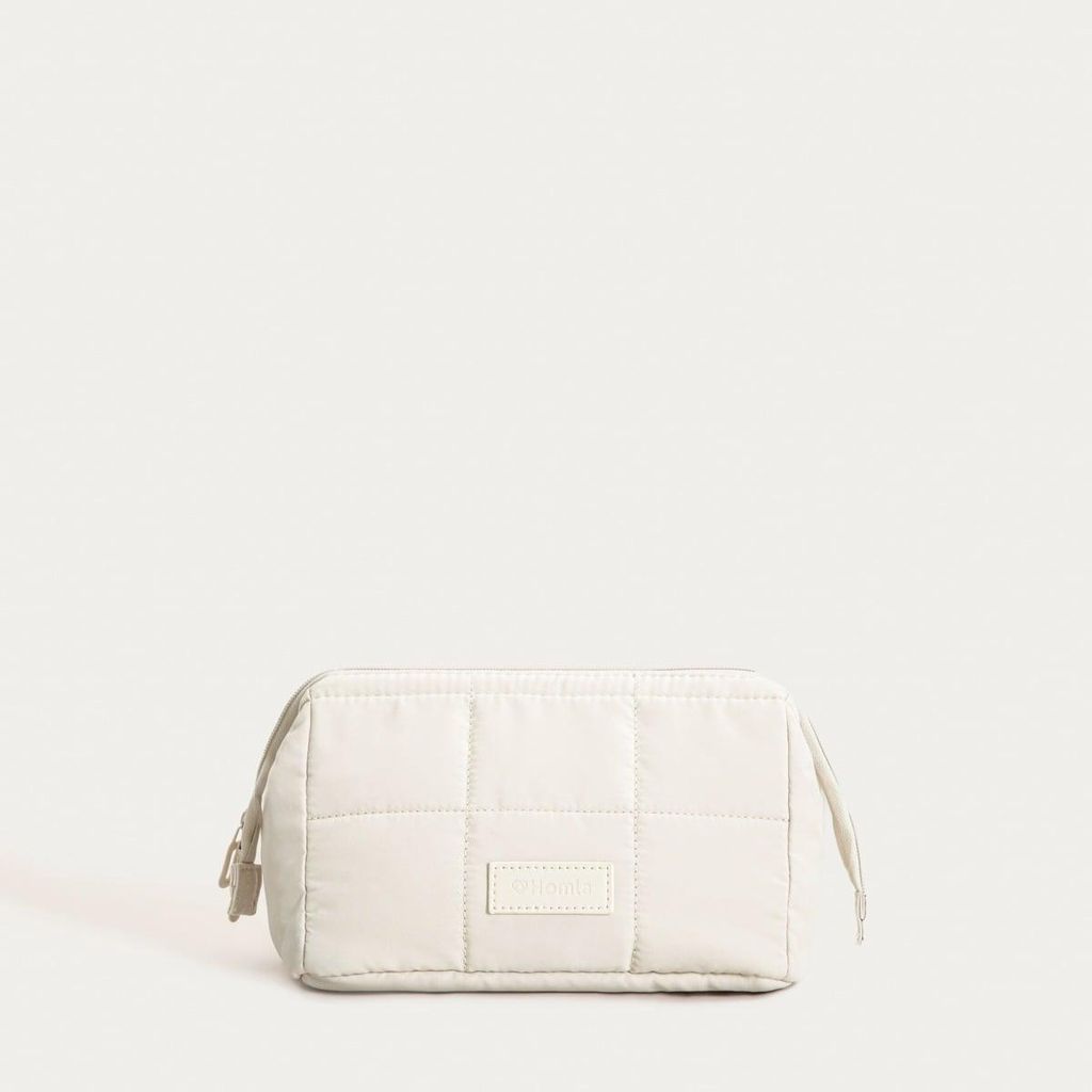 HOMLA BELARI Kosmetiktasche beige 22,5x11x14,5 cm