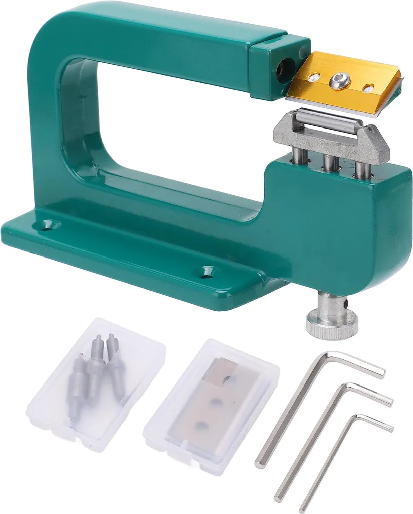 Spaccapelle Manuale Professionale Alluminio - 4 Rulli e Lama 3 Fori
