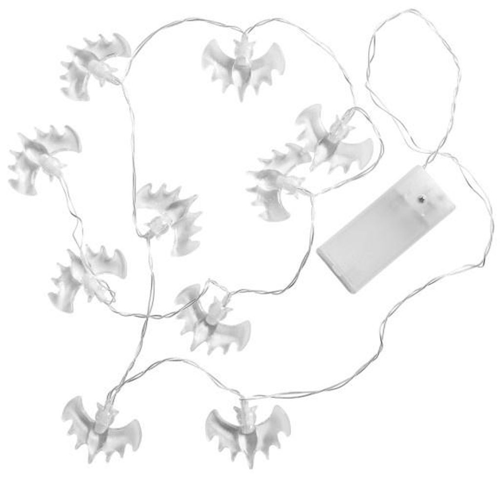 Amscan LED-Lichterkette, Fledermaus, Spukwald, 140 cm Produktbild 