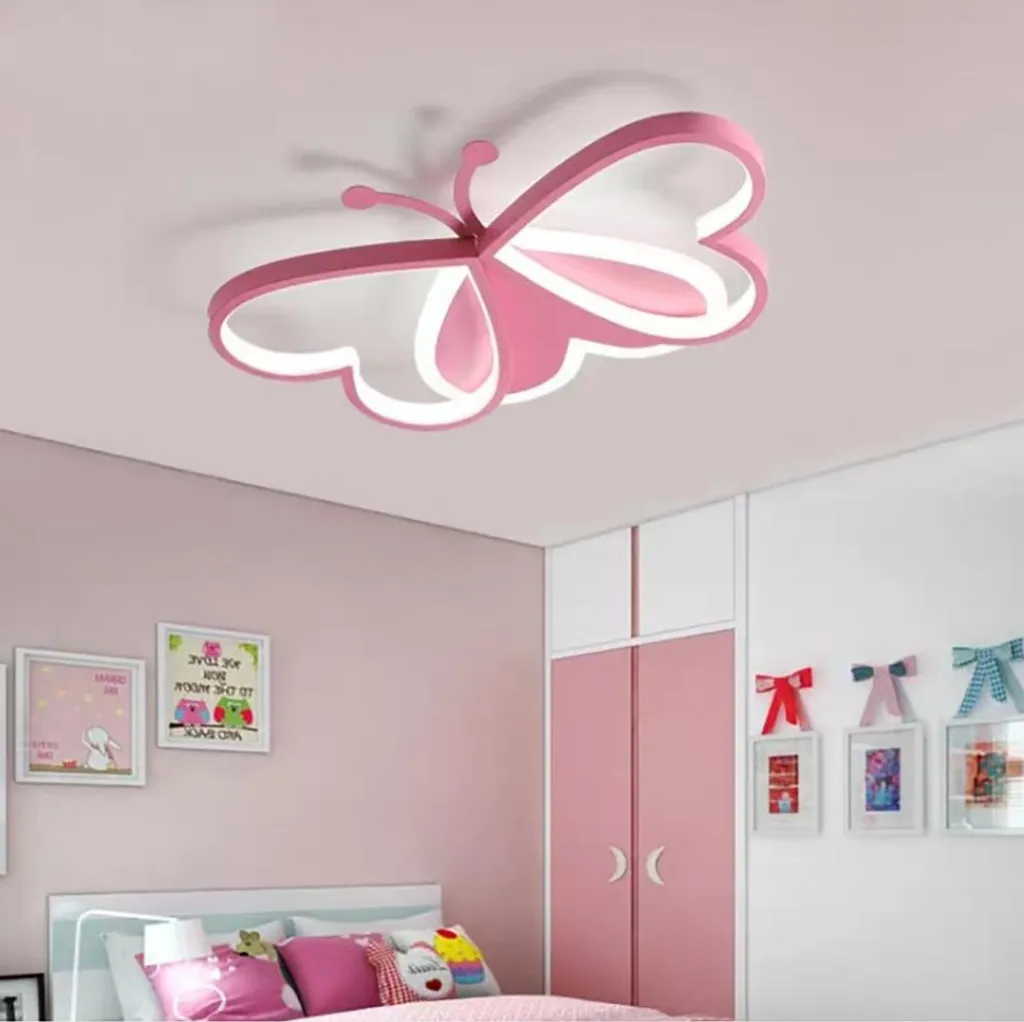 Plafonnier LED Papillon : Éclairage Anti-Éblouissement Réglable 80W - 3