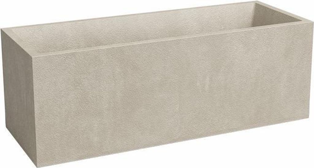 Jardinière - Plastique - Crème - 80 cm - 57 l - Sydney - Image du produit 