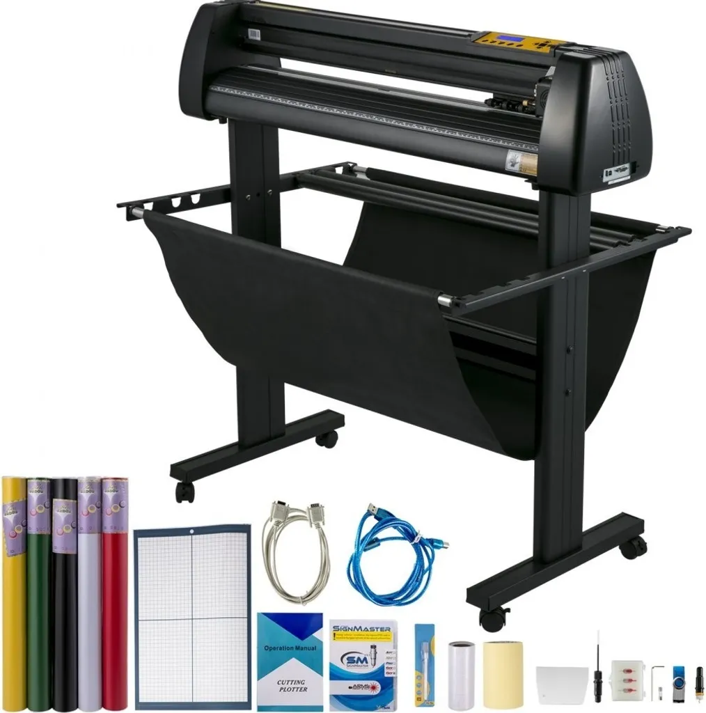 Découpeuse vinyle 34 pouces avec écran LCD et logiciel Signmaster inclus