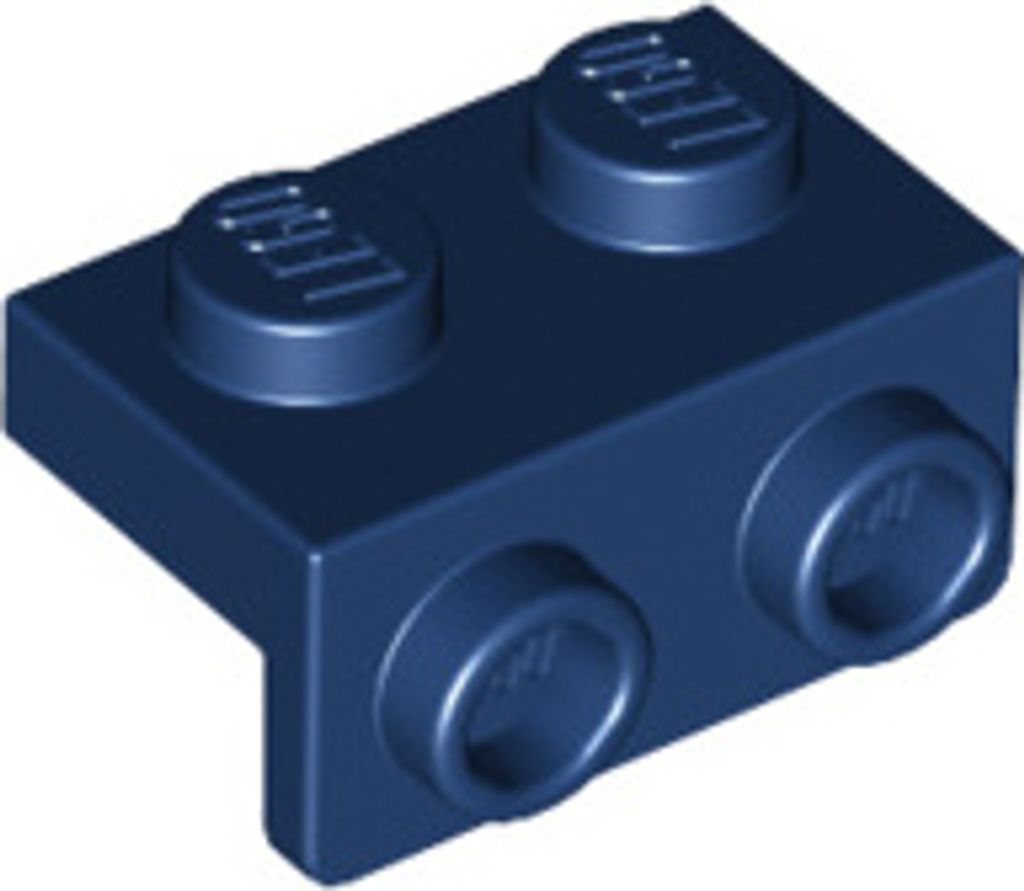 LEGO: 20x Winkelplatte Dunkelblau 1x2 / 1x2 Produktbild 