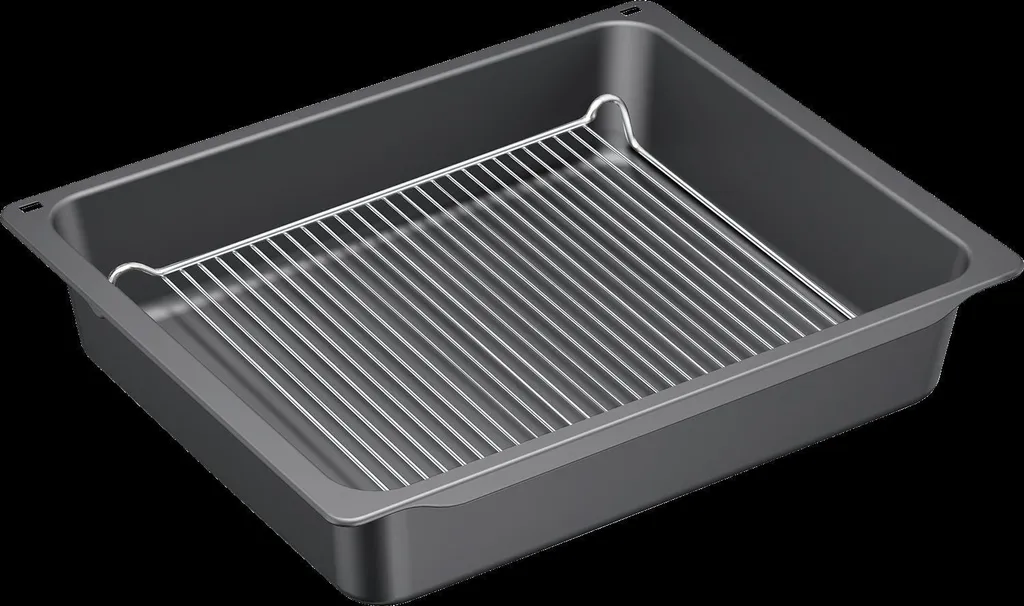 Teglia Forno Siemens HZ633070 Profonda | 10 Litri con Griglia per Arrosti