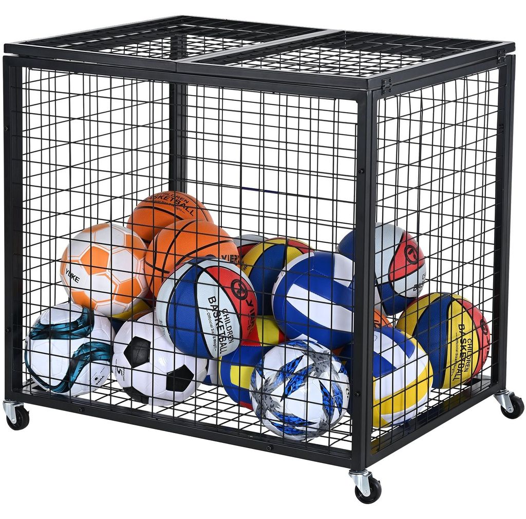 VEVOR: Carro con ruedas para balones, dimensiones 850 x 675 Imagen del producto 