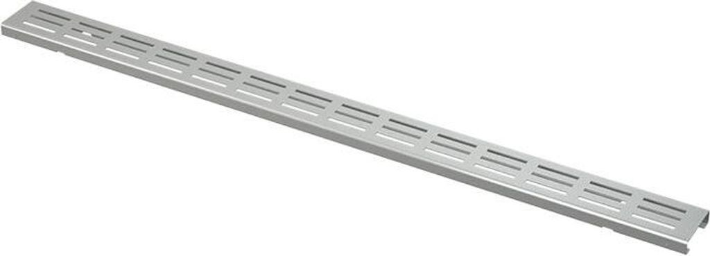 Alcadrain Rost für Entwässerungsrinne für Fassaden-und Terrassenentwässerung MW 54/6 Edelstahl 998 mm x 75 mm x 20 mm