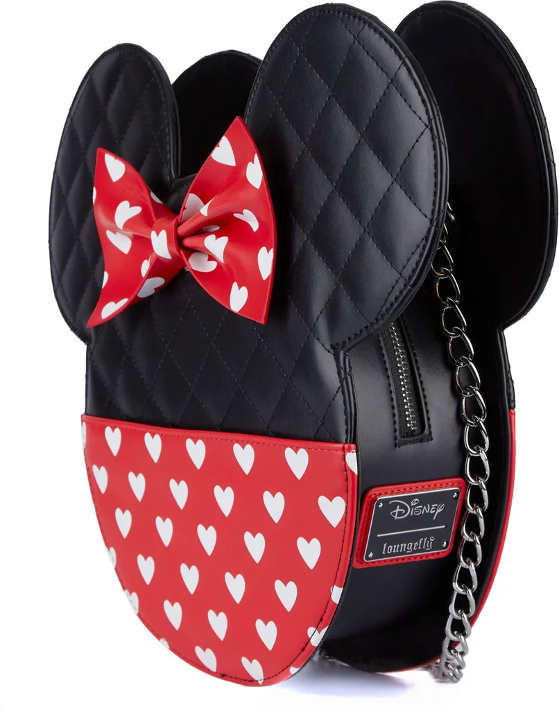 Borsa Disney Loungefly Mickey e Minnie Valentine Reversibile POP! - 3