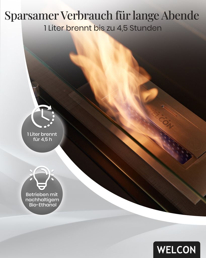 Bioethanol Kamin & Fireplace Stockholm | Standkamin Produktbild 6