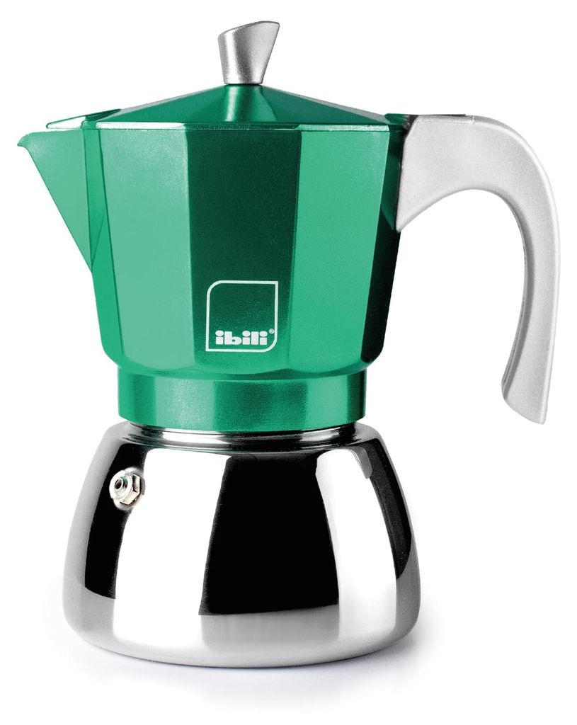 Máquina de café Ibili Elba, modelo Green, para 6 tazas, Imagen del producto 