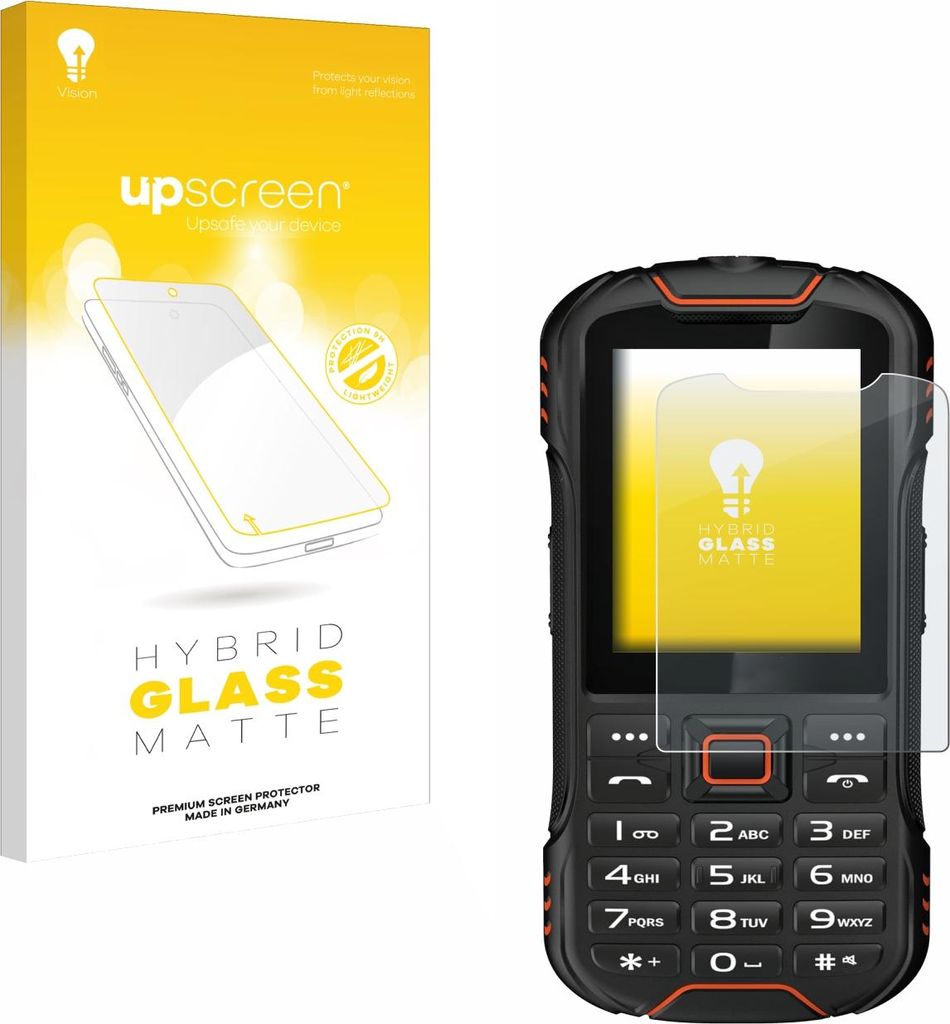 upscreen Entspiegelungs Schutzglas für Gigaset GLX8 Schutzfolie Panzer Folie Glas Display Schutz matt