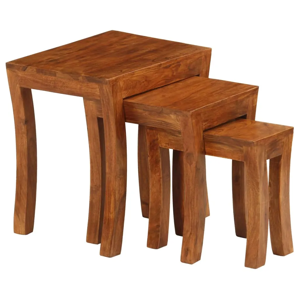 Table de Set en Bois Massif Stable et Durable pour Remplacer le Meuble