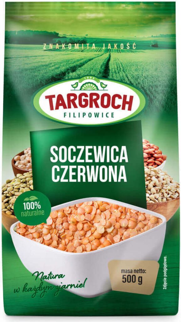 Rotes Linsenkorn 500g Targroch Produktbild 