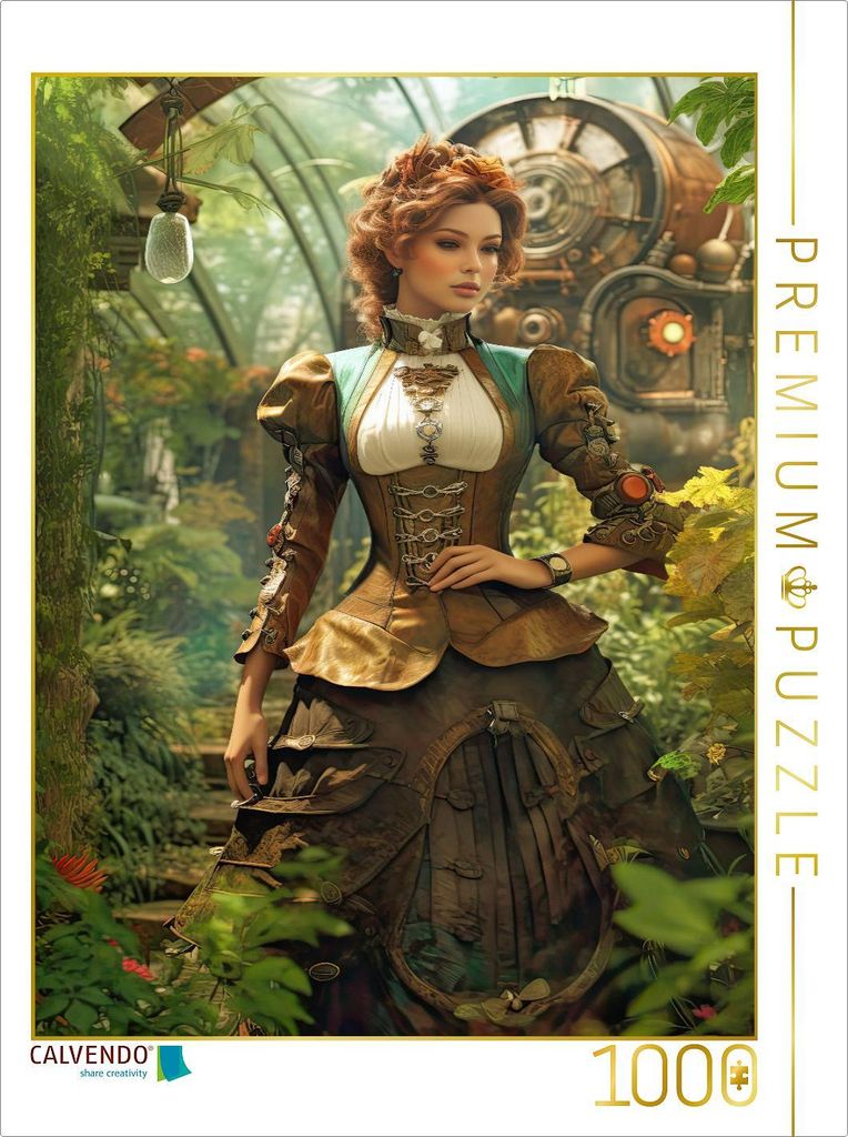 CALVENDO Puzzle Ein Motiv aus dem Kalender Steampunk Ladies | 1000 Teile Lege-Größe 64x48cm Foto-Puzzle für glückliche Stunden