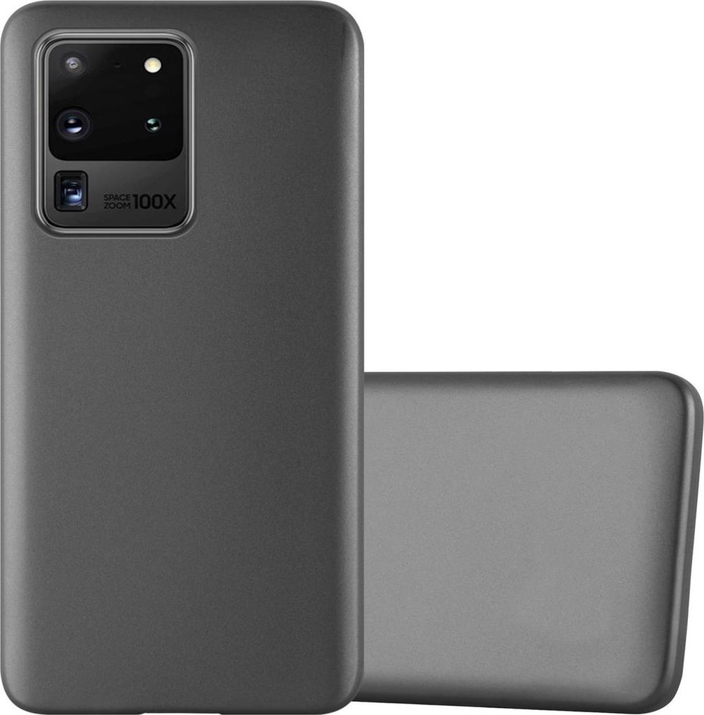 Cadorabo Schutzhülle für Samsung Galaxy S20 ULTRA Hülle in Grau Handyhülle TPU Silikon Etui Cover Case
