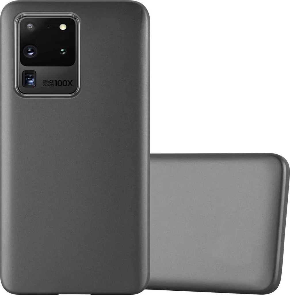 Cadorabo Custodia protettiva per Samsung Galaxy S20 ULTRA in grigio Custodia per cellulare Custodia in silicone TPU Cover Case
