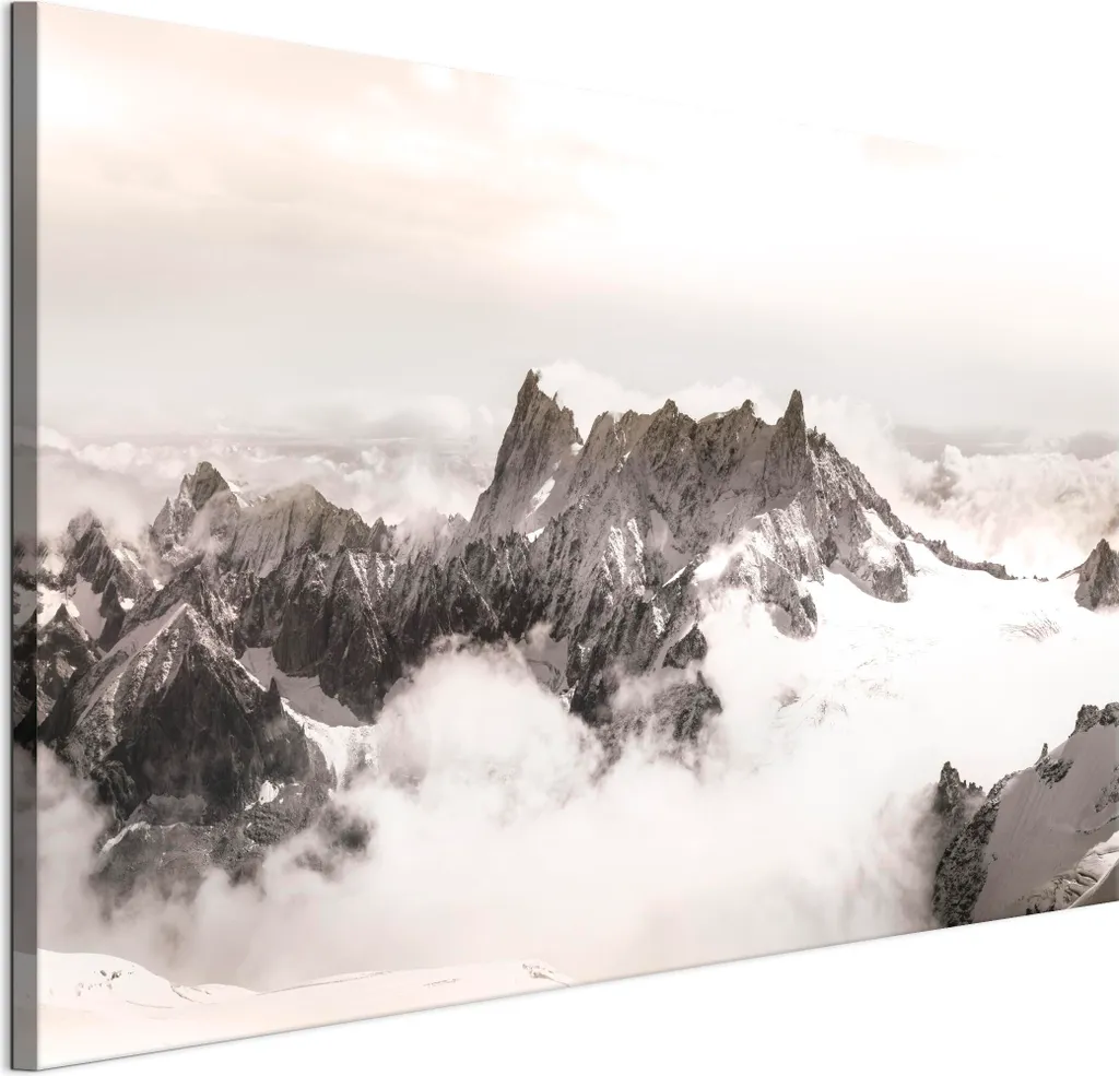 LUMASOUL Quadri su tela 90x60 cm, Motivo invernale 3, Quadri da Parete per Soggiorno e Camera da Letto, 1 pezzo