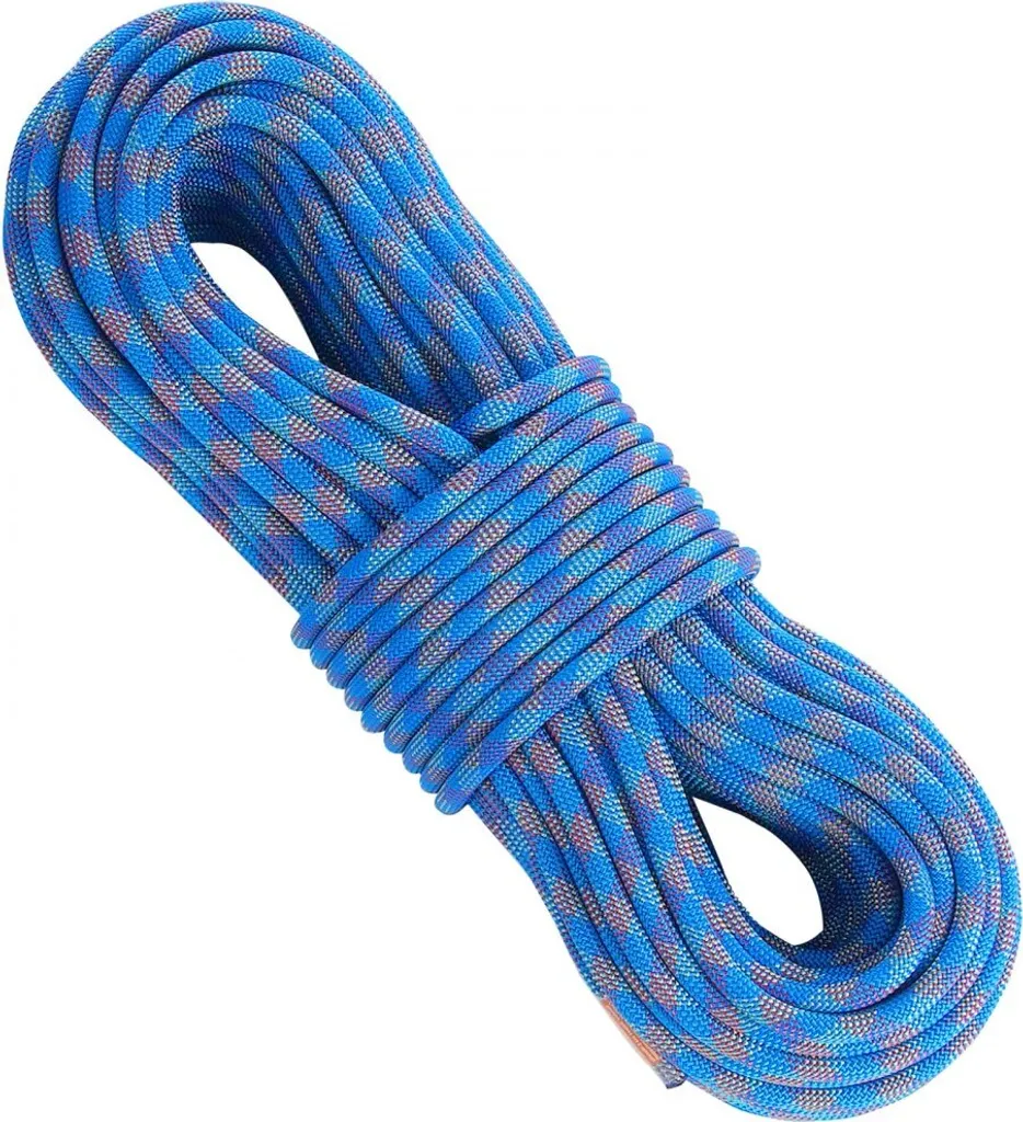 Corde d'escalade dynamique 70m bleue 10,2mm en polyester haute ténacité - 9