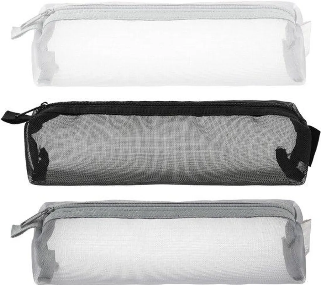 Trousse de maquillage transparente et pochette de rangement pour accessoires