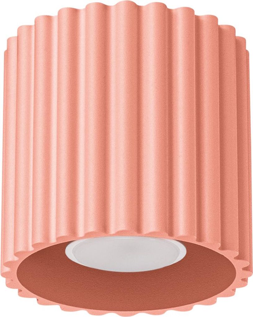 Plafond AURA 1 apricot GU10 1xGU10 10W Aluminium 10x10x10cm Sollux Lighting