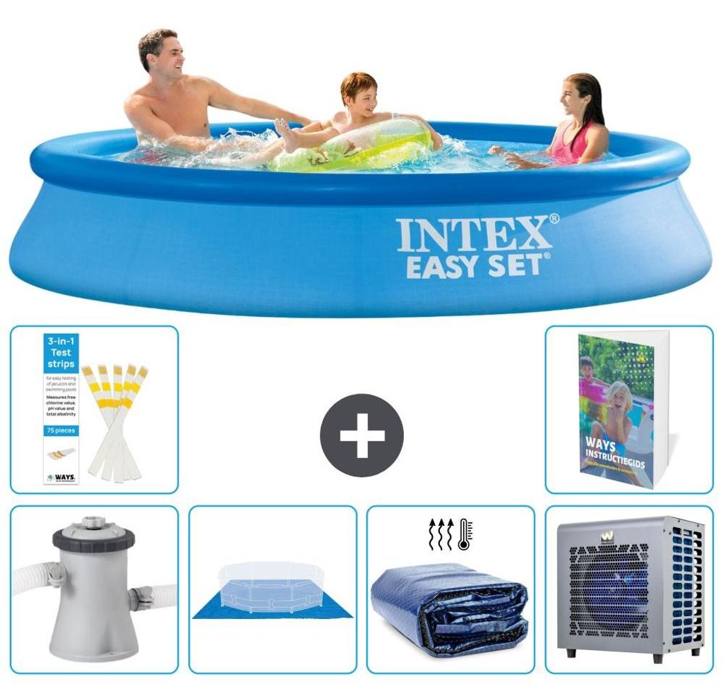 Easy Set Pool Rund - 305x61 cm - 7-teilig S278