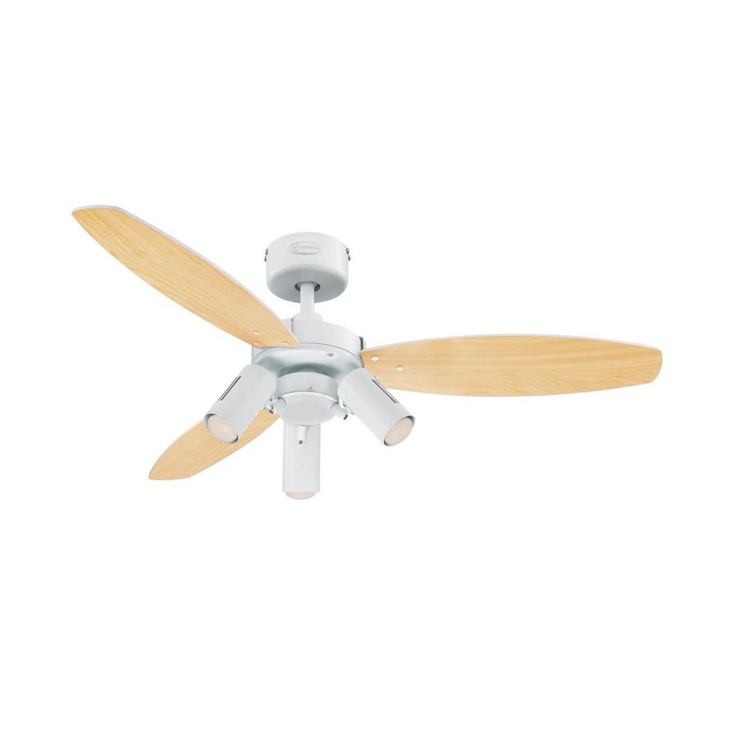 Deckenventilator Jet Plus Weiß 105 cm mit Beleuchtung und Fernbedienung