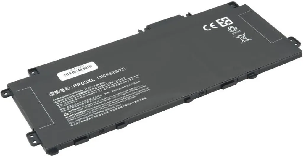 Réparer Autonomie HP Pavilion 13-bb - Batterie PV03XL 11.55V 3723mAh