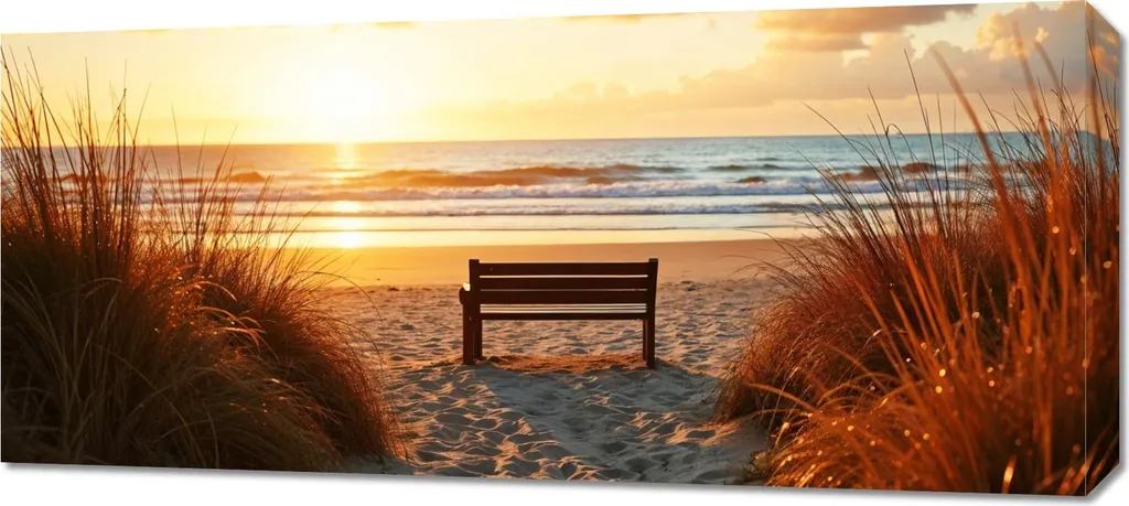 Image sur Toile 90x40 cm : Impression Grand Format Panoramique Durable