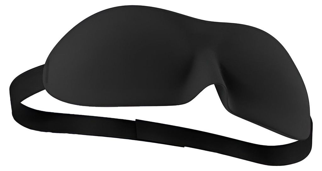 Verk 15874 Maska do spania 3D czarna 2 szt Zdjęcie produktu 