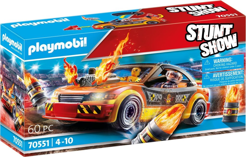PLAYMOBIL Stuntshow 70551 Stuntshow Crashcar Immagine del prodotto 