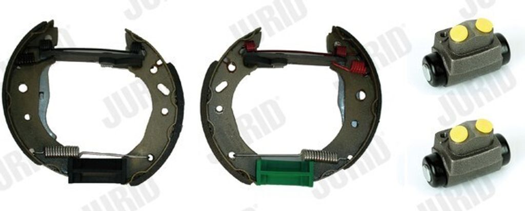 JURID KIT EVO Bremsensatz Trommelbremse Hinten für FORD Fiesta Mk4 Schrägheck (JAS, JBS) 381393J