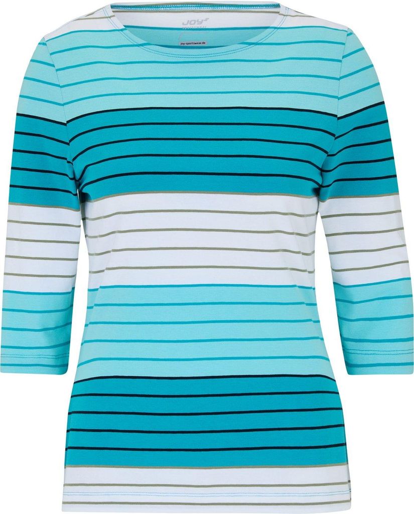 JOY LUANA 3/4 Arm Shirt LIGHT TOPAZ STRIPES LIGHT TOPAZ STRIPES 40
