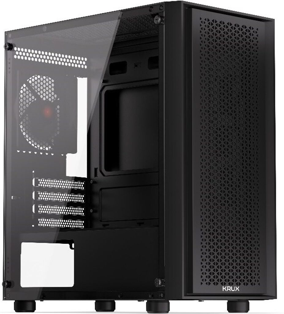 Krux KRXD002 ATX Semi-Tower Gehäuse Schwarz