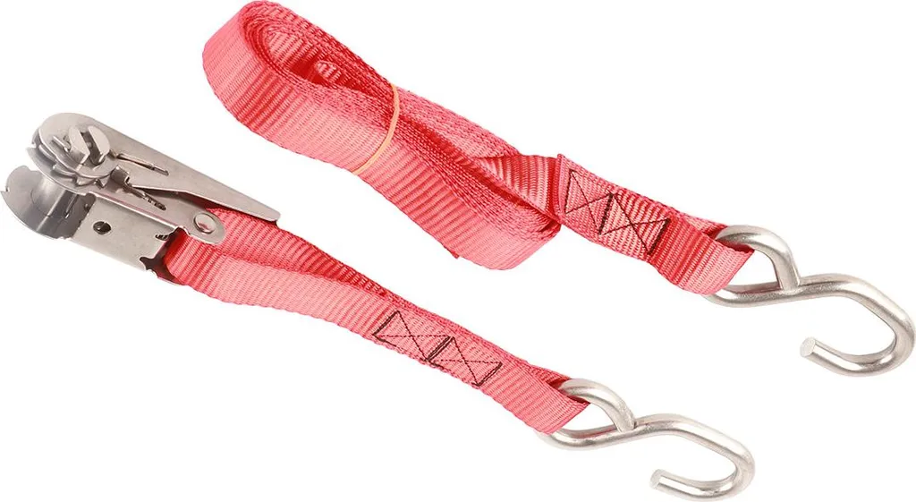 Sangle de fixation à cliquet en inox 1 pouce pour véhicule et remorque - 5