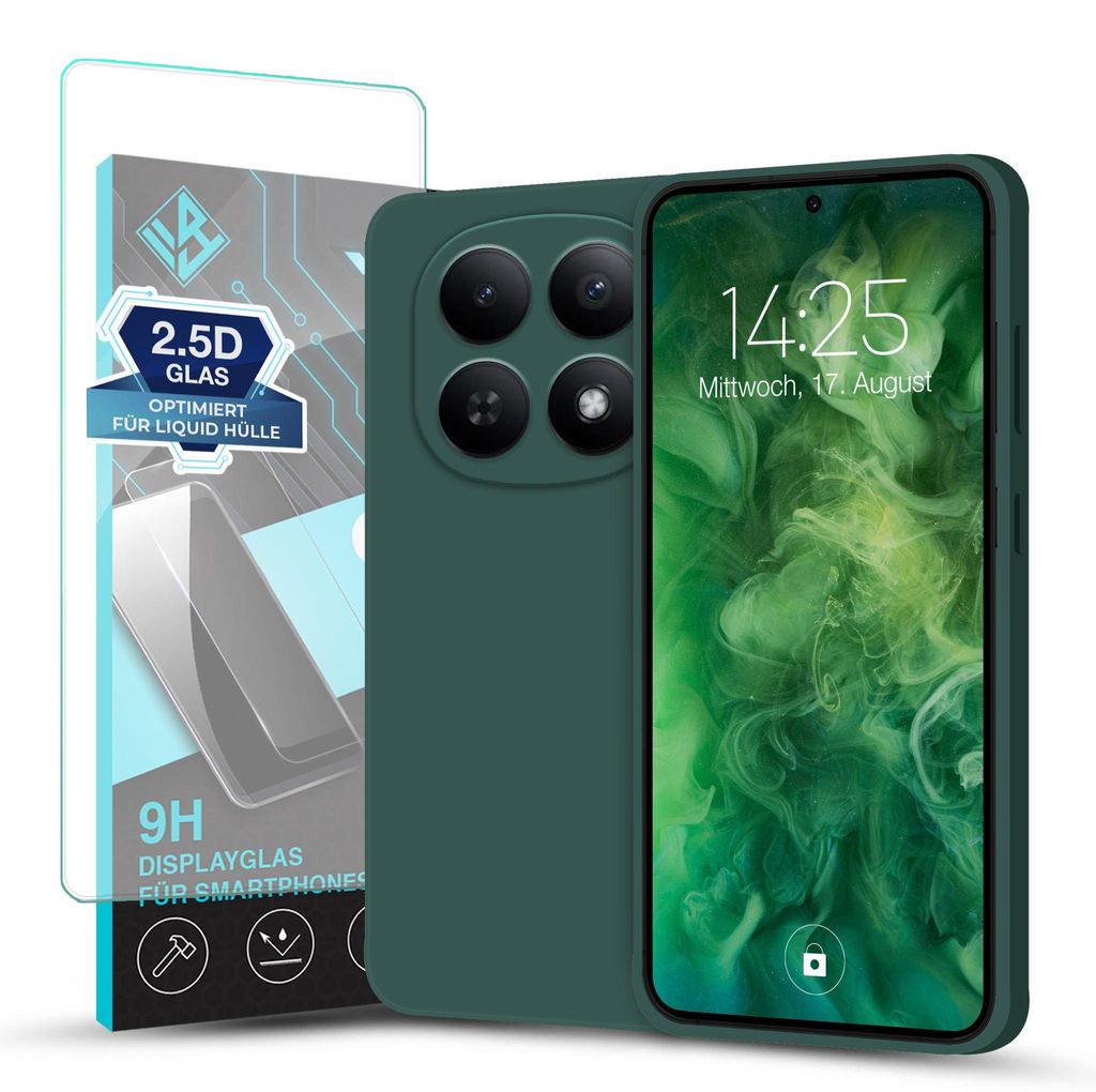 Hülle für Xiaomi Redmi Note 15 / 15 5G mit 9H Displayglas Produktbild 