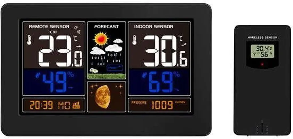 Station météo pour smartphone Smart Life Solight avec suivi complet